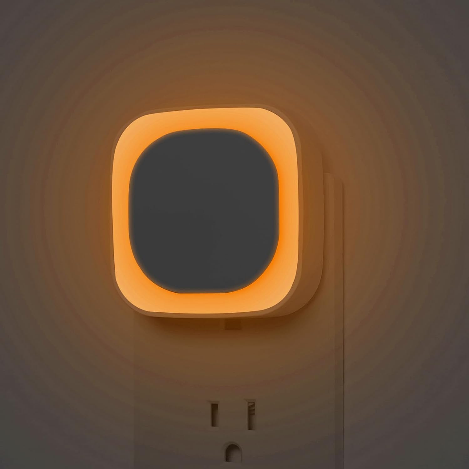 2 Pack Amber Glow Night Lights