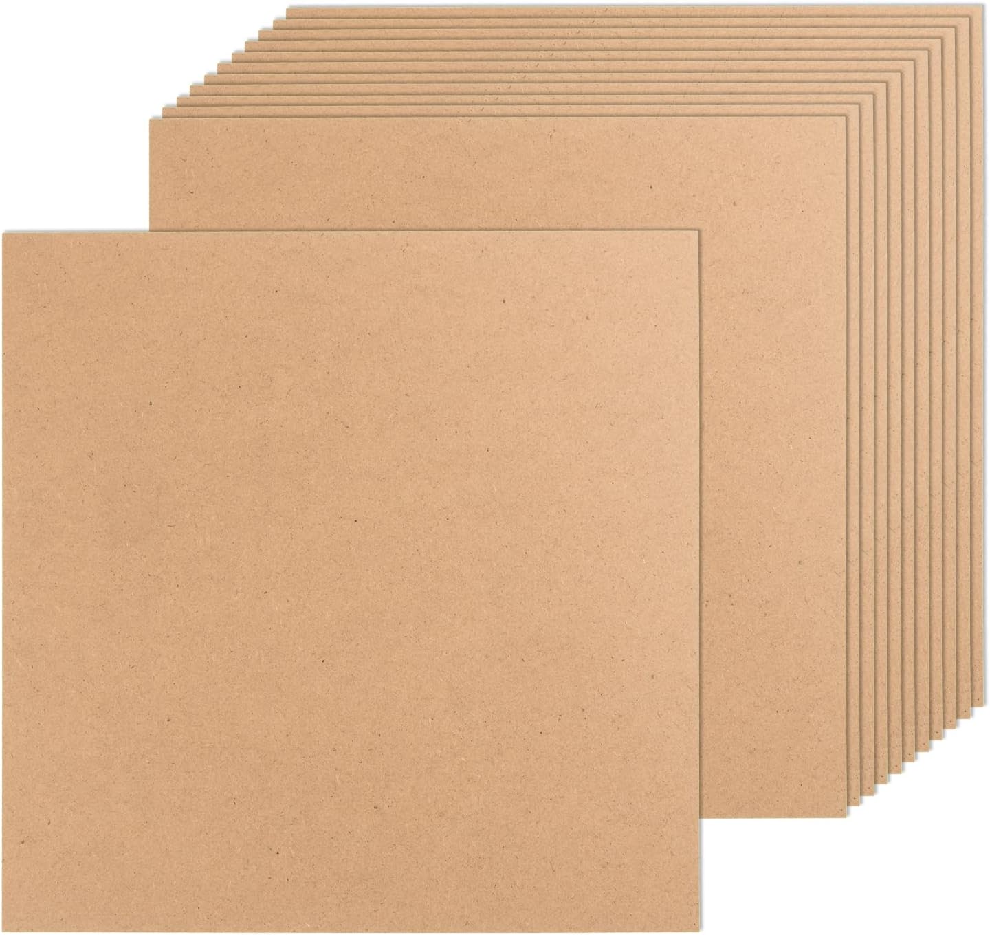 24-Pack Square Craft Boards