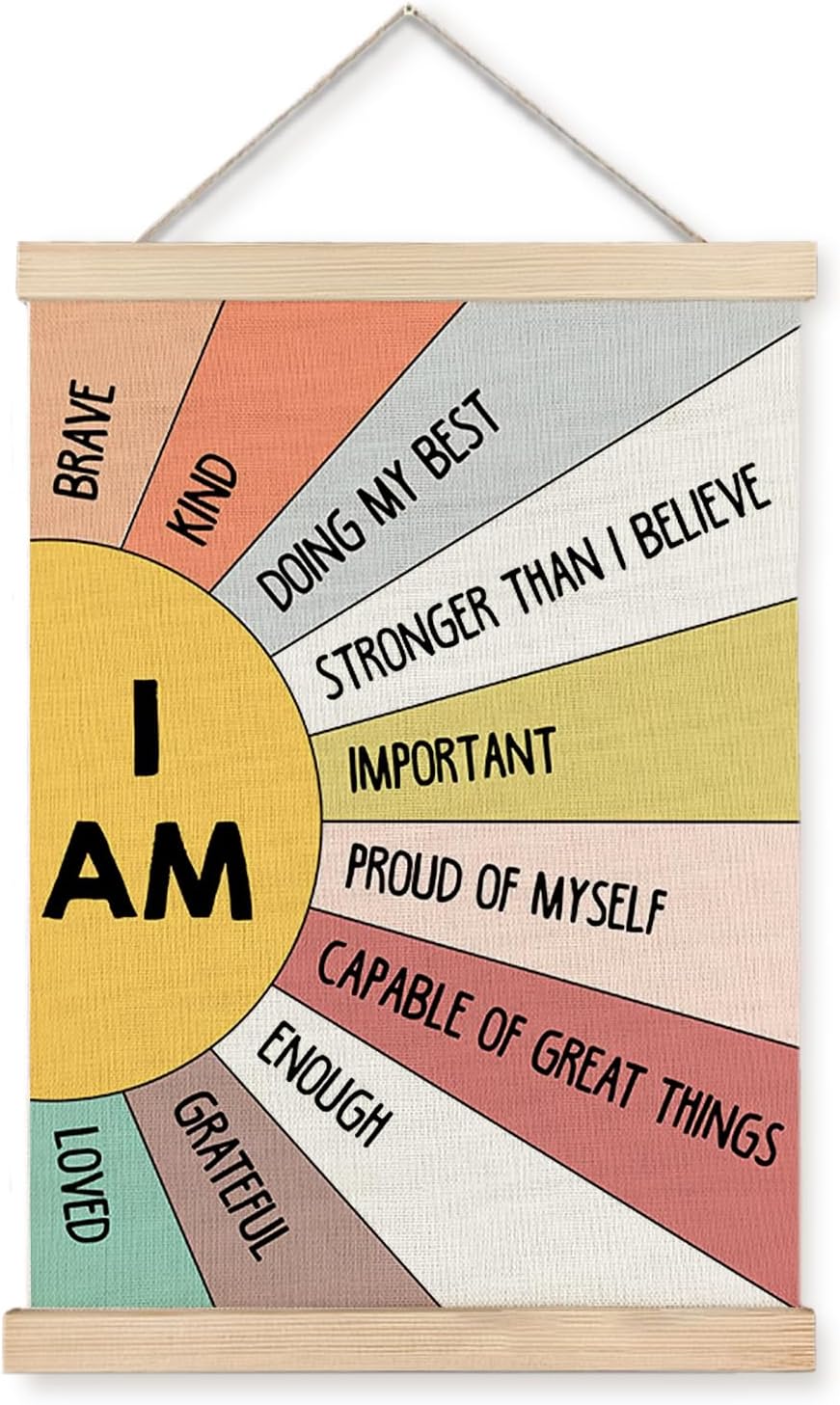 Affirmation Wall Art for Kids