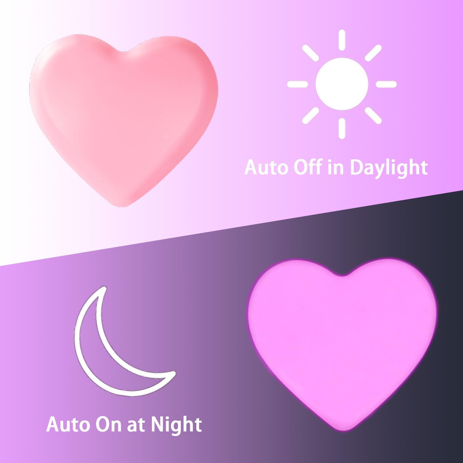 Heart Shaped LED Night Light